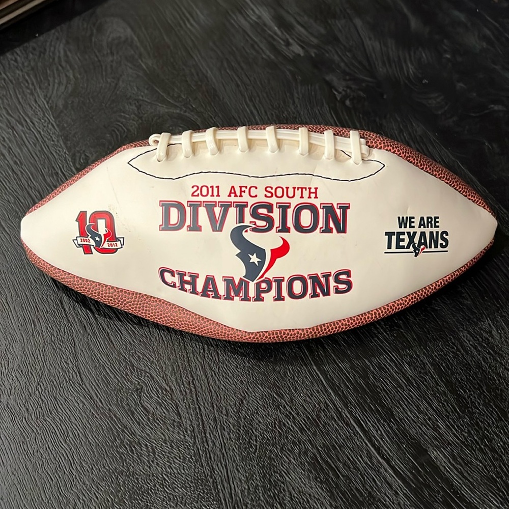 Houston Texans Commemorative 2011 AFC South Champions Inflatable Football